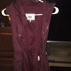 a YMI maroon veag